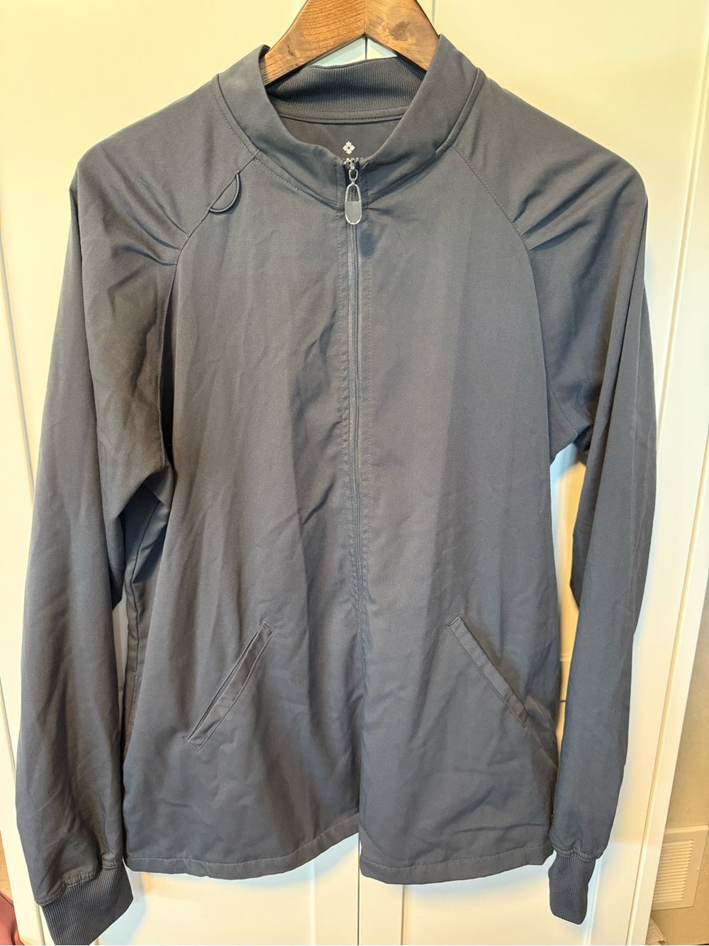 Med Couture Men's Slate Gray Performance Zip Jacket
